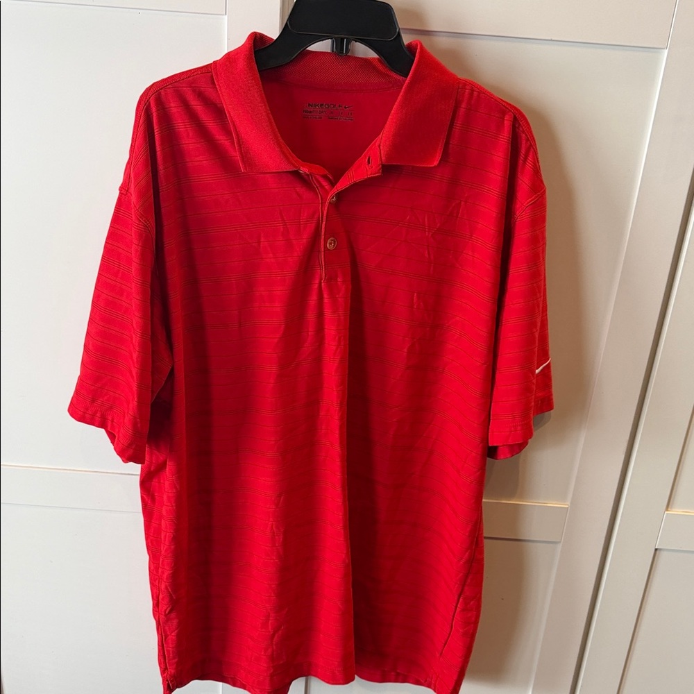Nike Vibrant Red Polo Shirt